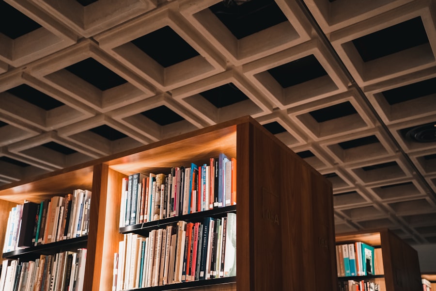Bookshelf representing a knowledge base